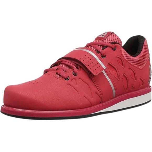 Reebok Mens Red Lifting Shoes With Velcro Strap & Lace-Up Closure Size 12.5 US D - Picture 1 of 6